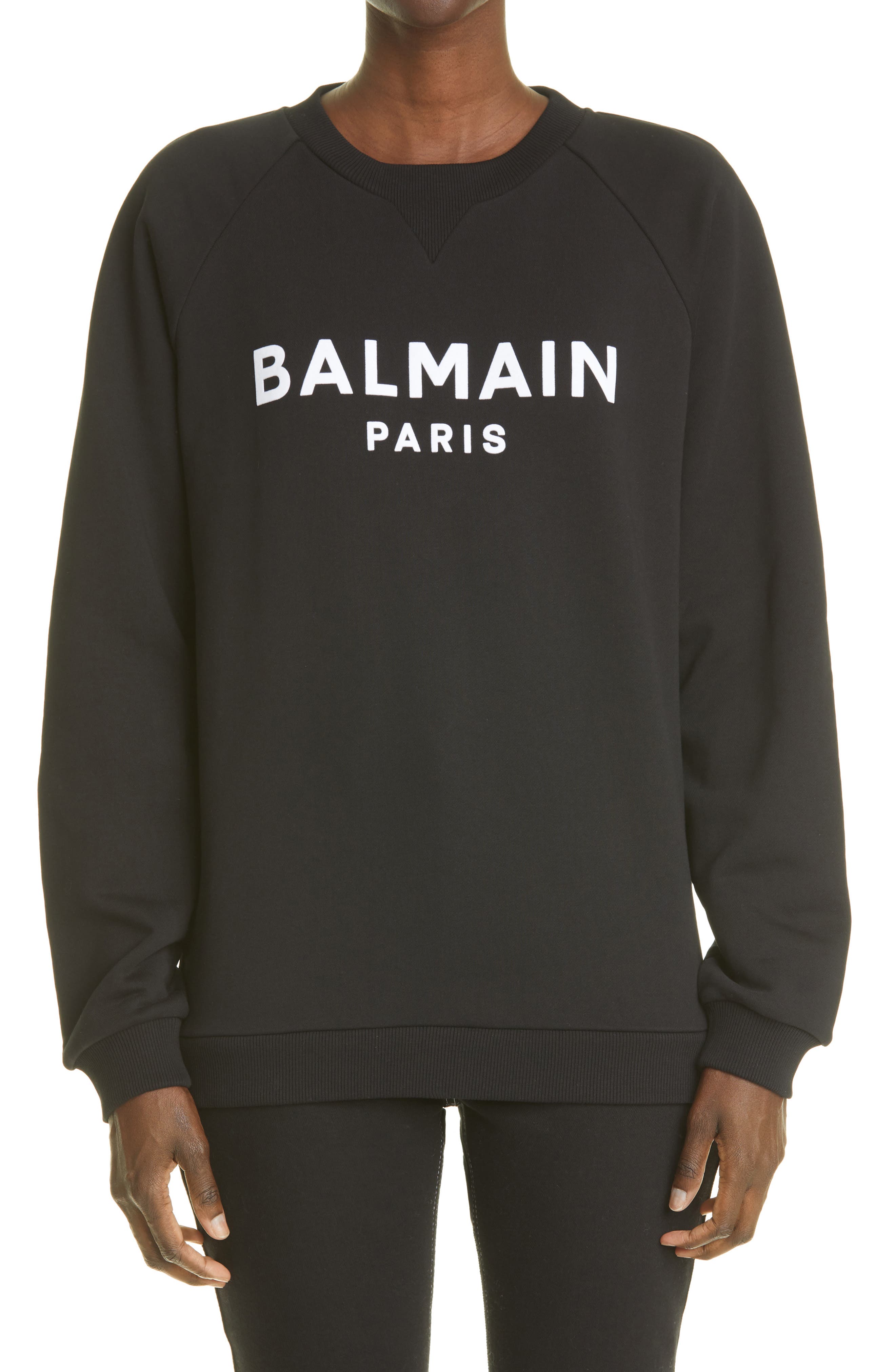 balmain sweatshirt women's sale