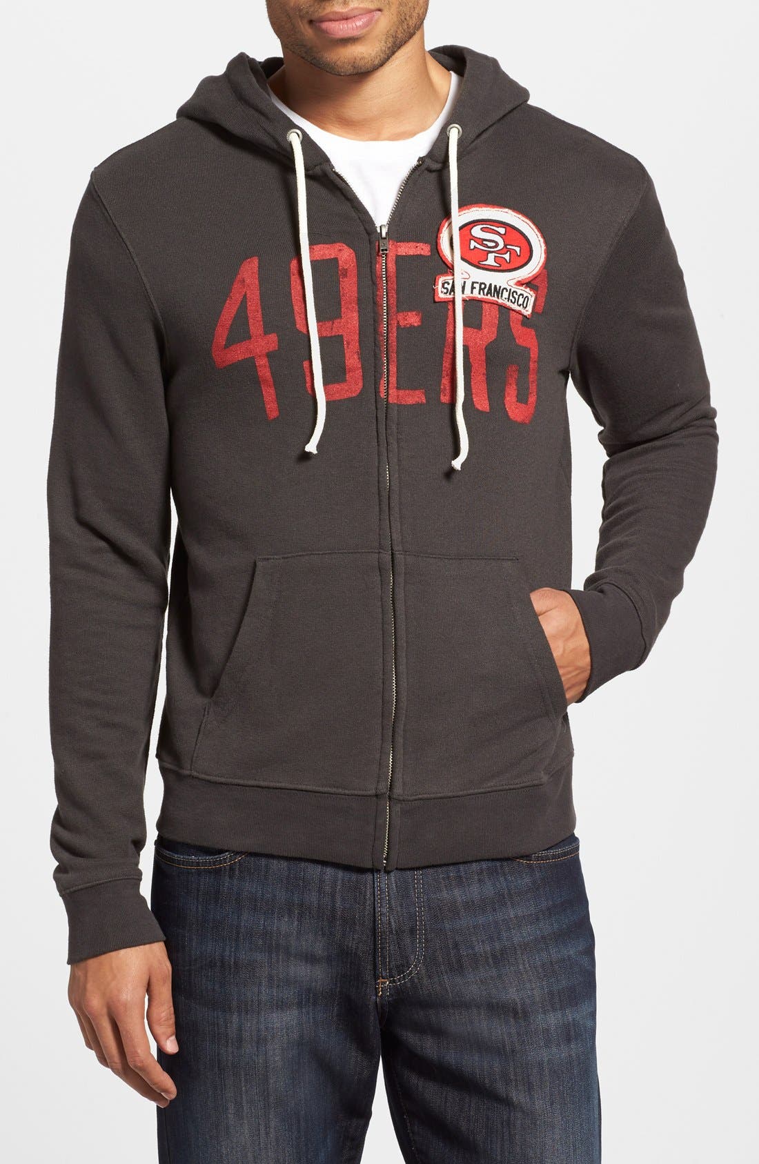 49ers zipper hoodie