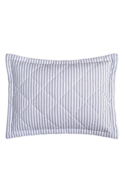 Matouk Matteo Quilted Sham in Sea at Nordstrom