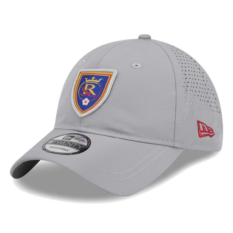 Shop New Era Gray Real Salt Lake Active 9twenty Adjustable Hat