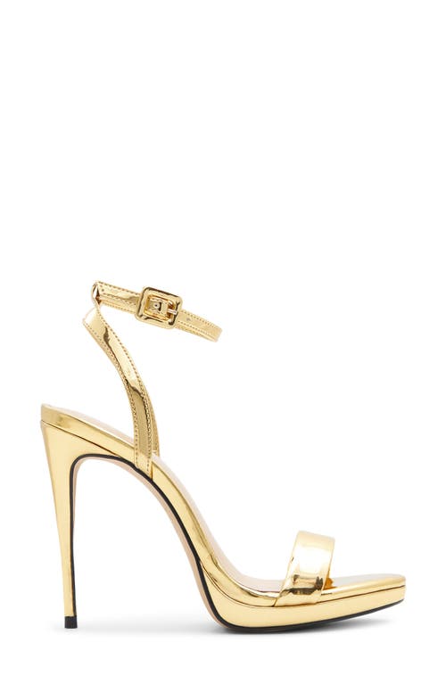 Aldo Kat Stiletto Sandal In Gold