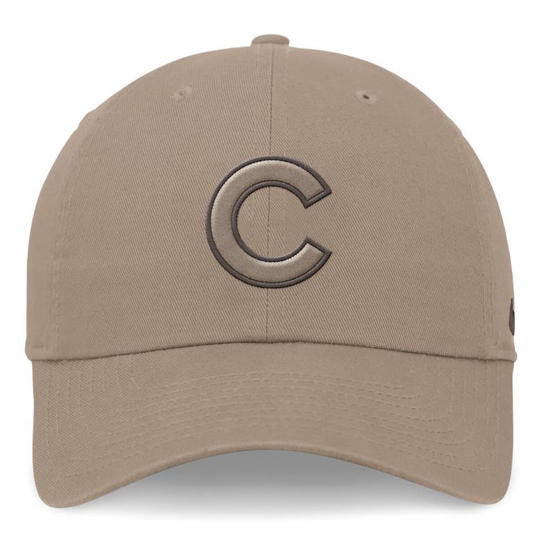 Shop Nike Khaki Chicago Cubs Statement Club Adjustable Hat