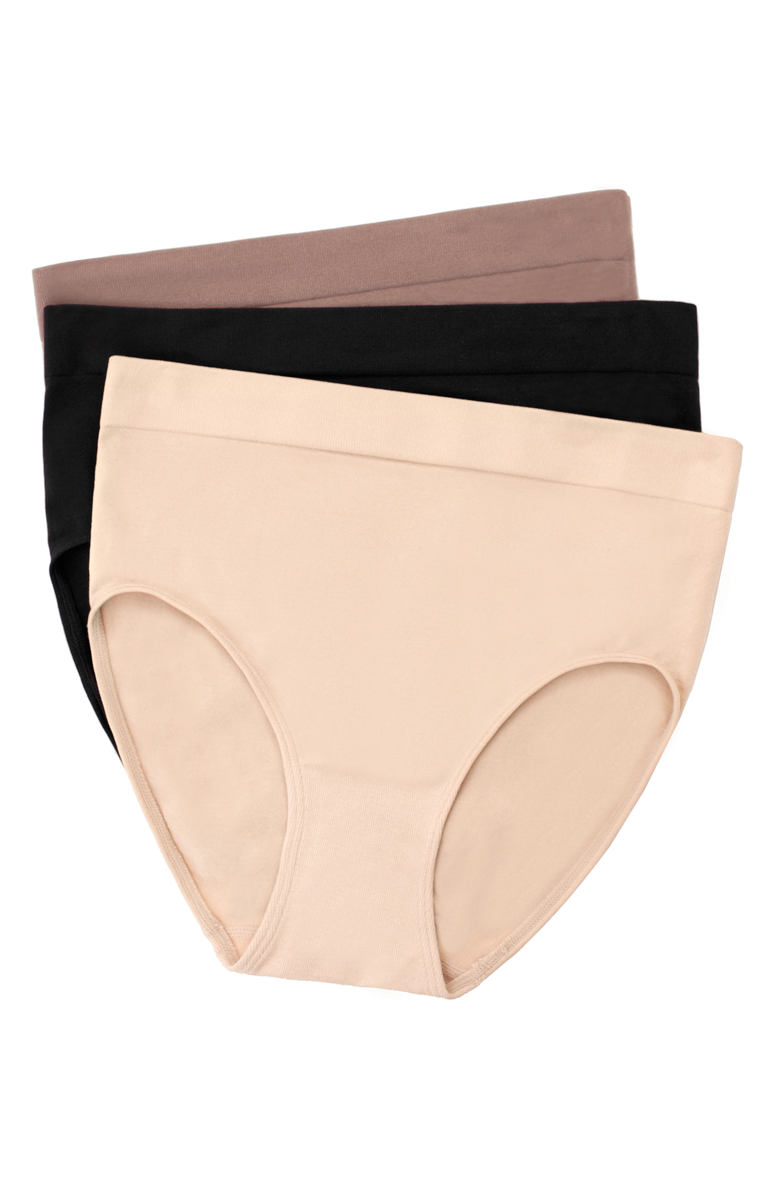 Wacoal 'B Smooth' High Cut Briefs (3-Pack) | Nordstrom