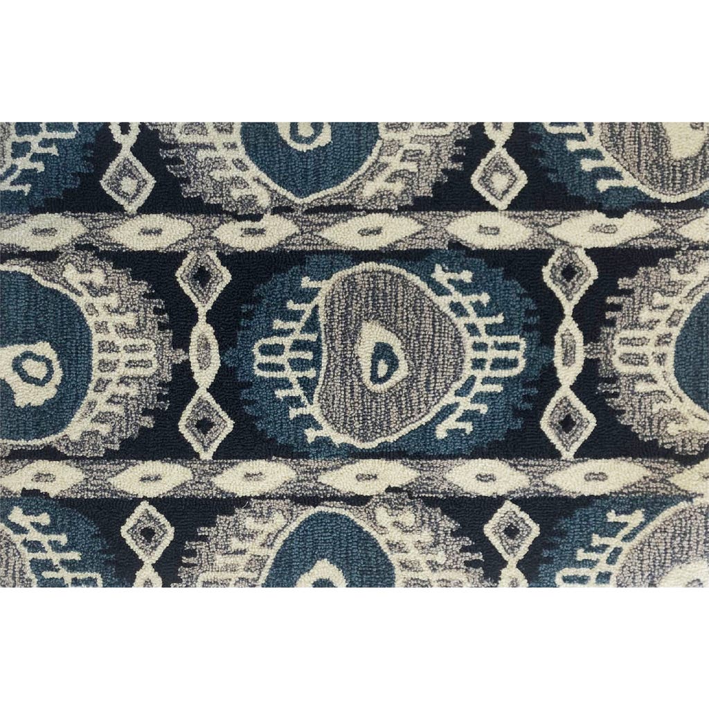 R16 Home Maryanne Door Mat In Blue Multi