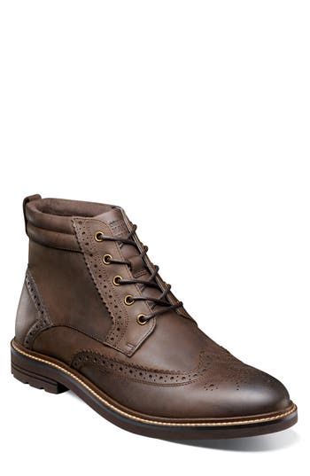 Nunn Bush Men's Odell Ii Wingtip Boot In Brown