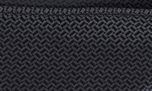 Shop Trafalgar The Monte Bello Interlocked Silk Pocket Square In Black