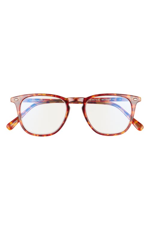 Griffin 51mm Blue Light Blocking Reading Glasses in Tortoise/Clear