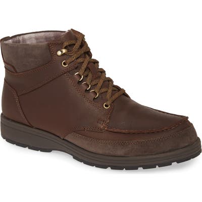Hush Puppies Beauceron Water Resistant Moc Toe Boot, Brown