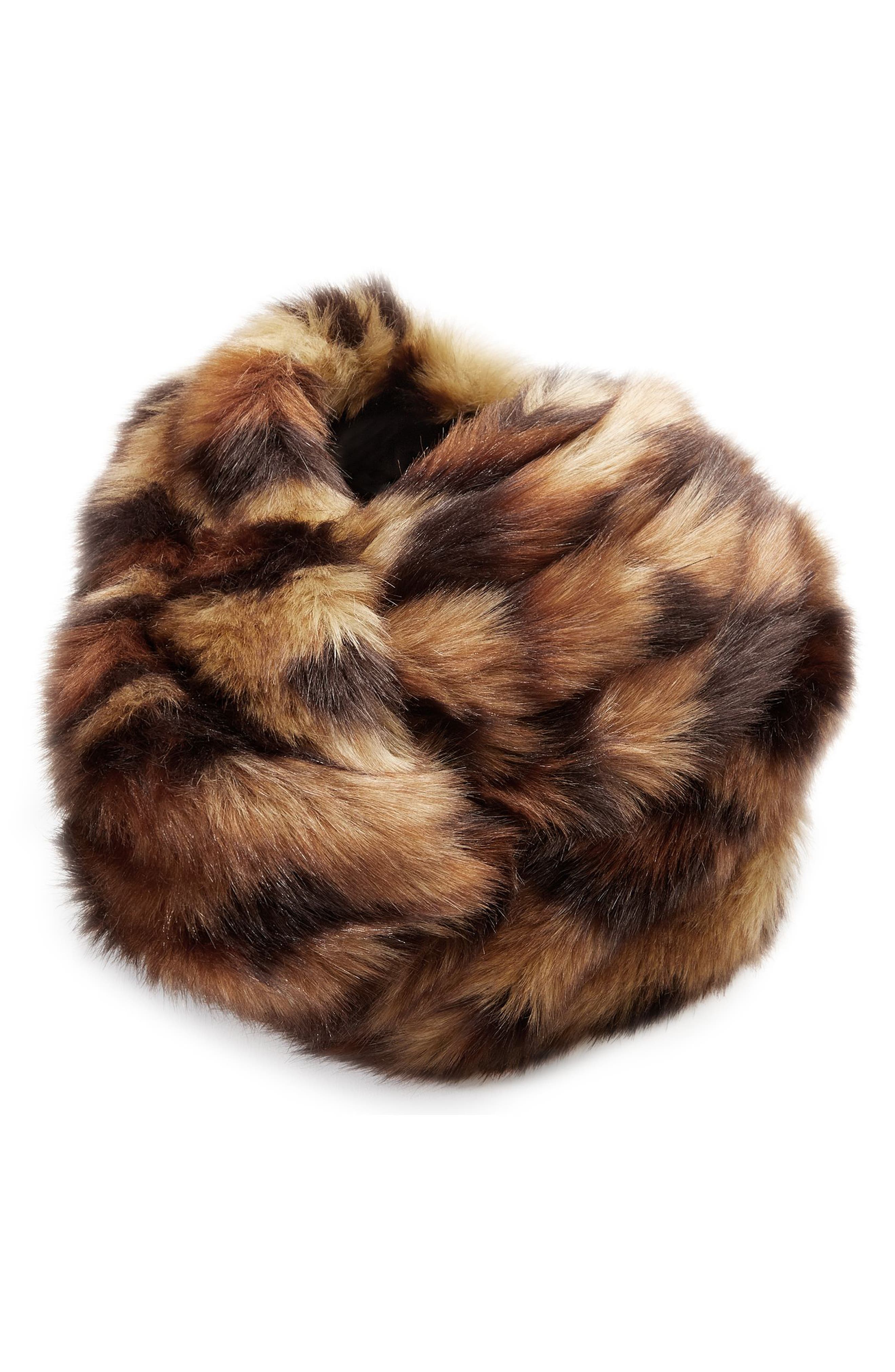 Gucci Leopard Faux Fur Headband | Nordstrom