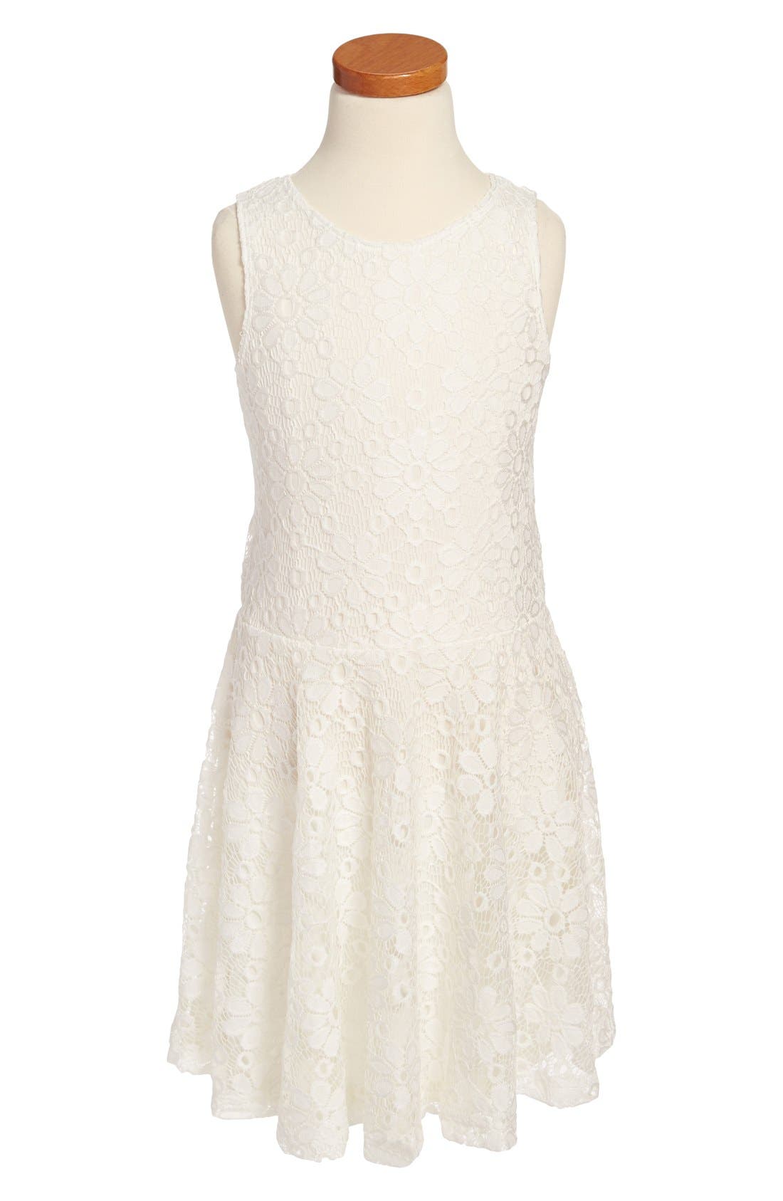 Elisa B Lace Skater Dress (Big Girls) | Nordstrom