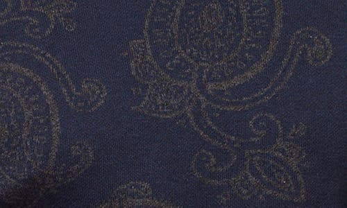 Shop Robert Graham Orlin Paisley Sweater In Navy