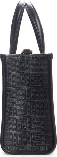 Givenchy Mini G Canvas Shopping Tote Bag in Black