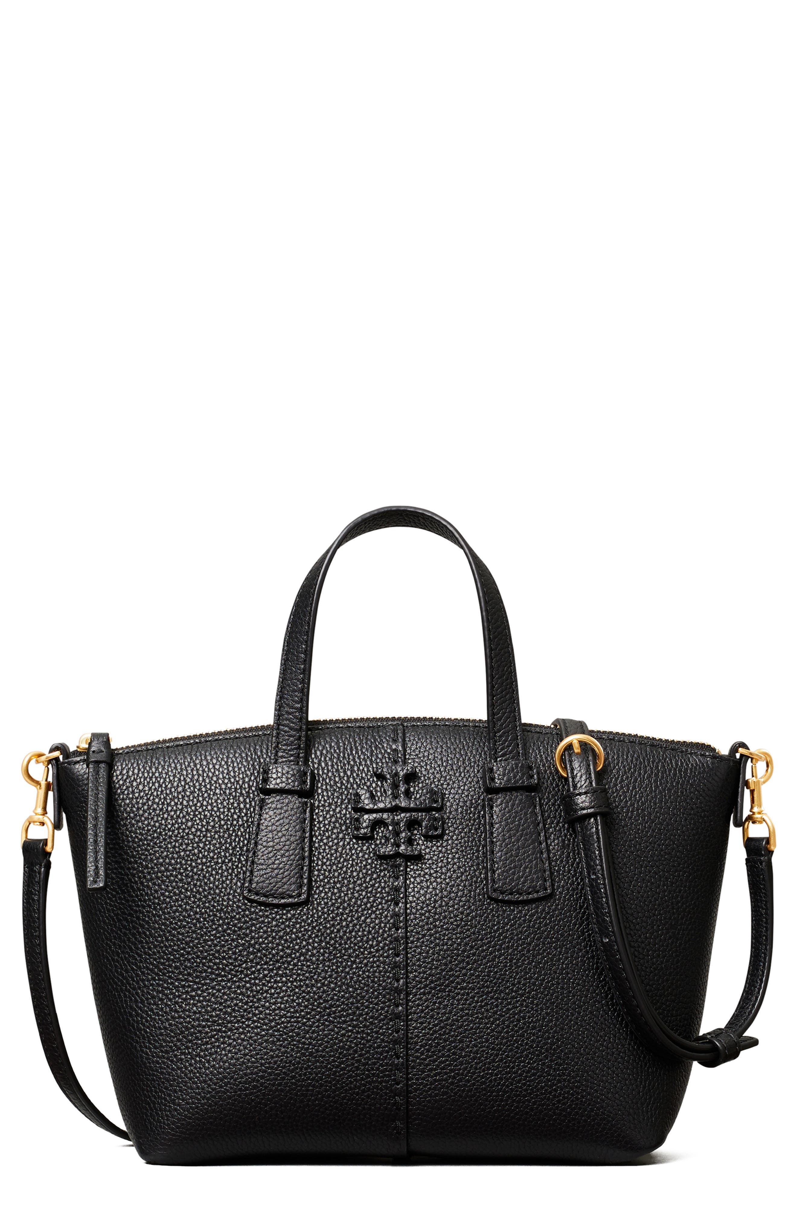 tory burch mcgraw leather satchel bag