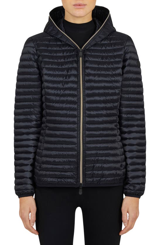 Save The Duck Black Andreina Down Jacket In Black