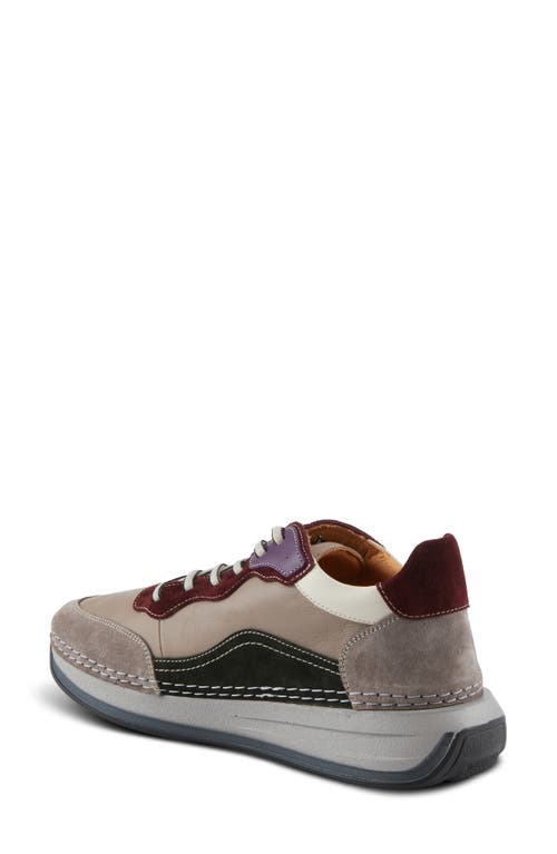 Spring Step Booker Sneaker In Grey Multi