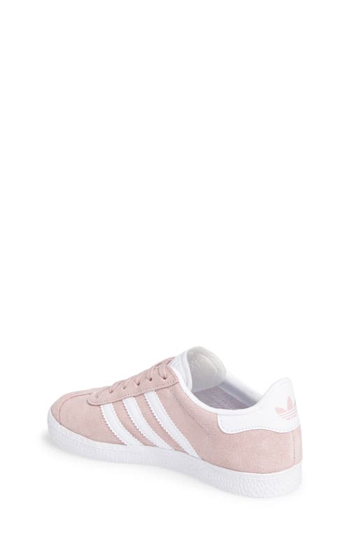 Shop Adidas Originals Adidas Gazelle Sneaker In Icy Pink/white/gold