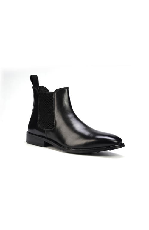 Anthony Veer Men's Jefferson Chelsea Leather Pull Up Boots In Black