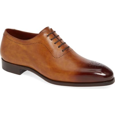 Magnanni Bryant Medallion Toe Oxford- Brown