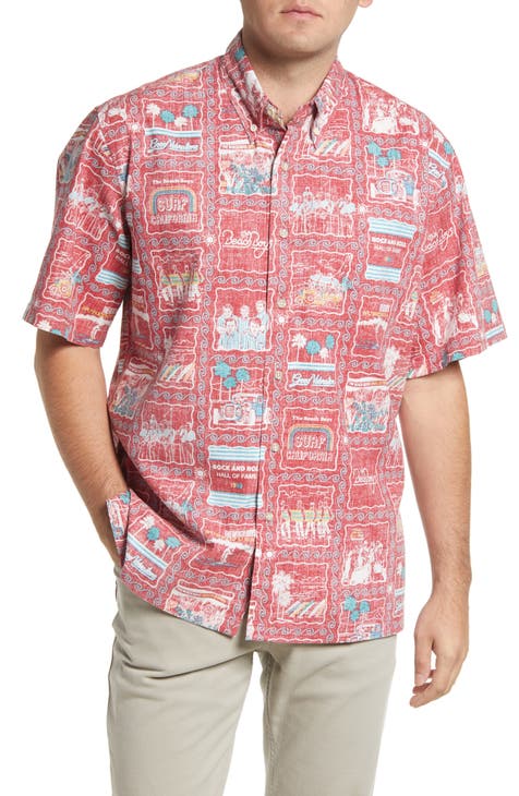  It is in My DNA Hawaiian Cuban Collar Shirt for Men Short  Sleeve Casual Button Down Beach Tops : Sports & Outdoors