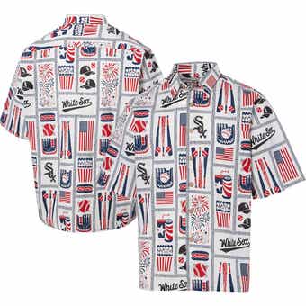 Men's Reyn Spooner White San Francisco Giants Americana Button-Up Shirt