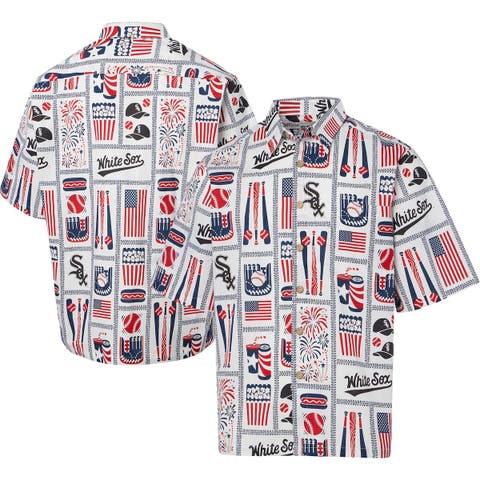 Lids Detroit Tigers Reyn Spooner Americana Button-Up Shirt - White