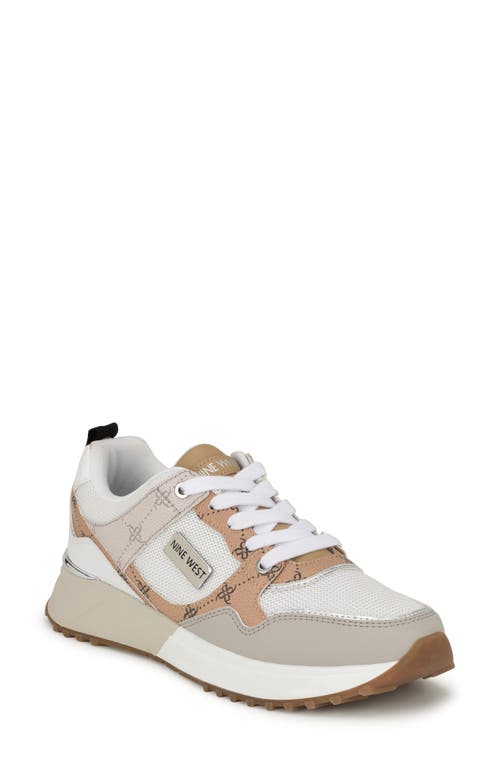 Nine West Tonas Mixed Media Sneaker at Nordstrom,