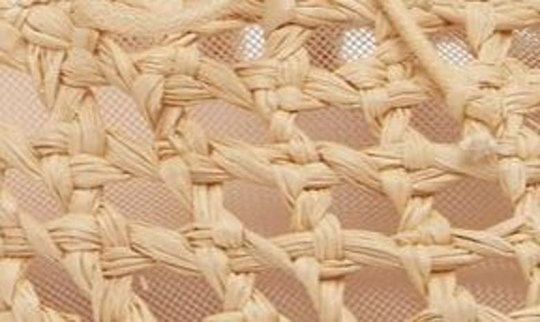Loeffler Randall Solid Woven Raffia Ballet Flats In Natural