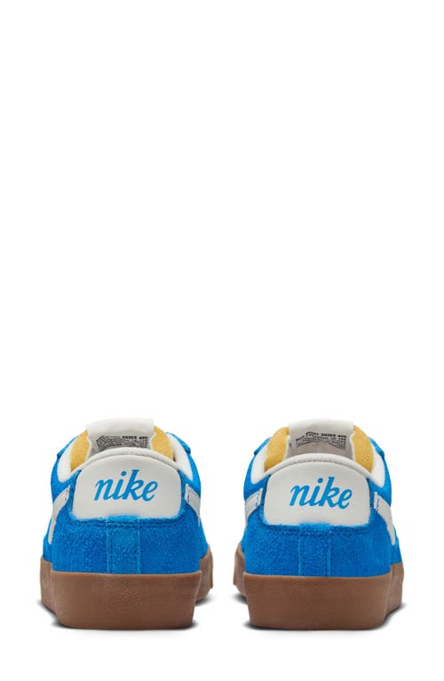 Shop Nike Blazer Low '77 Sneaker In Blue/sail/brown