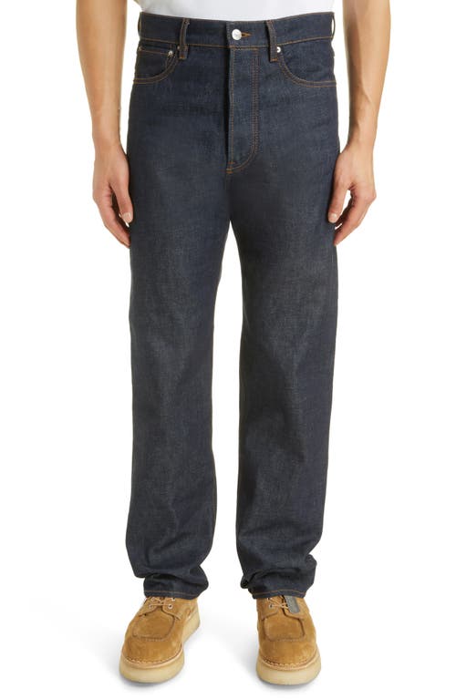 KENZO Asagao Straight Fit Nonstretch Denim Jeans Ink at Nordstrom,