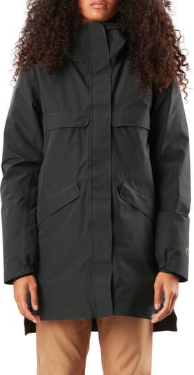 Womens waterproof store long down coats