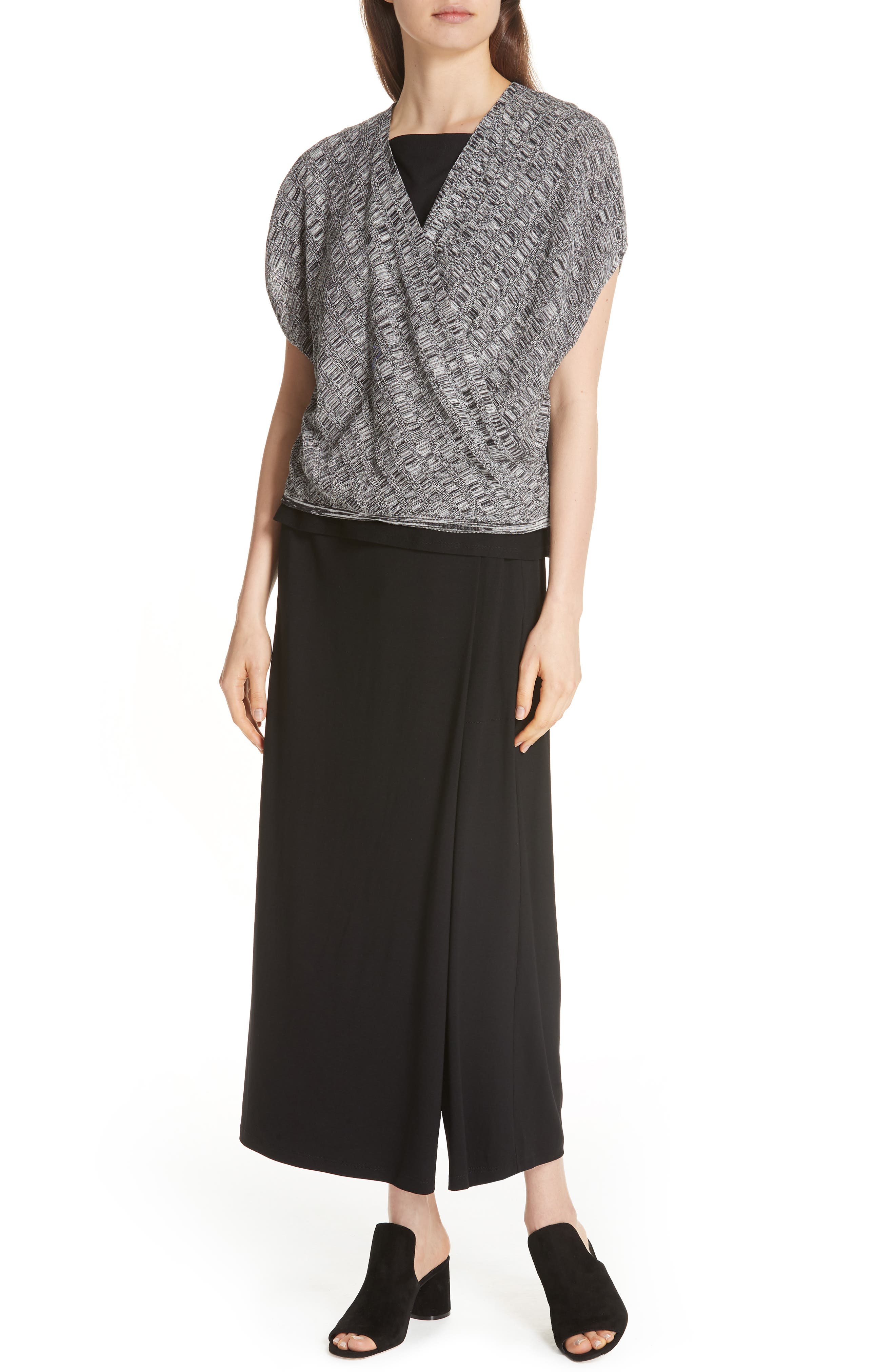 eileen fisher faux wrap pants