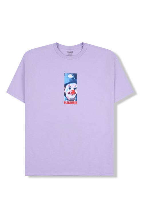 PLEASURES PLEASURES CLOWN COTTON GRAPHIC T-SHIRT 