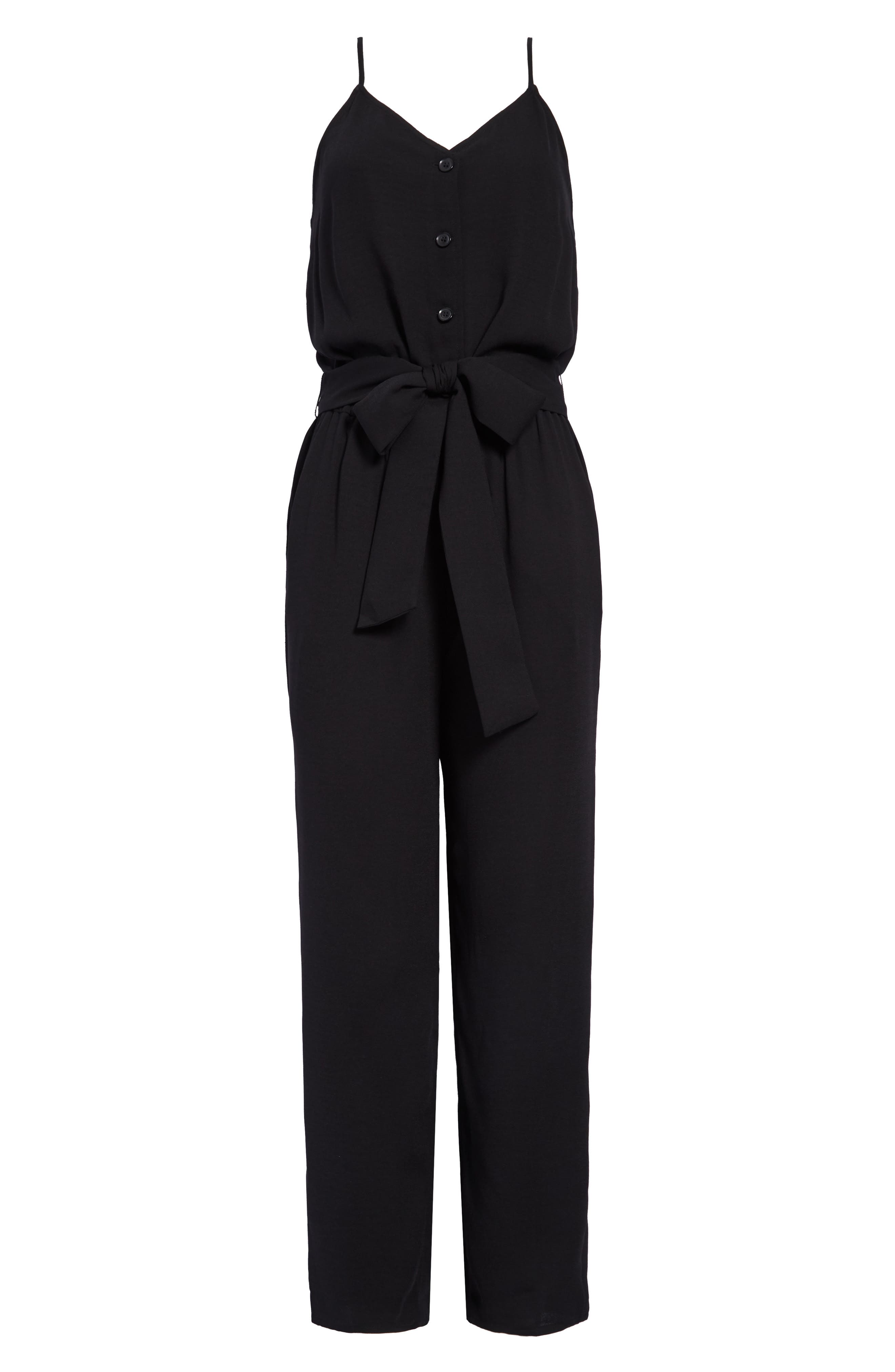 halogen short sleeve jumpsuit