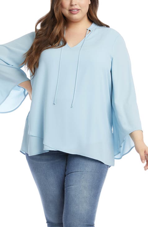 Women's 3/4 Sleeve Plus-Size Tops | Nordstrom