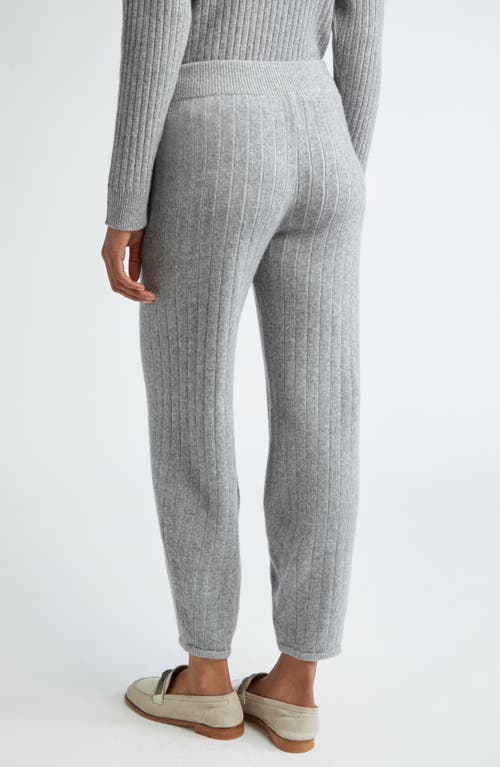 Eleventy Virgin Wool & Cashmere Rib Sweater Joggers In Grey