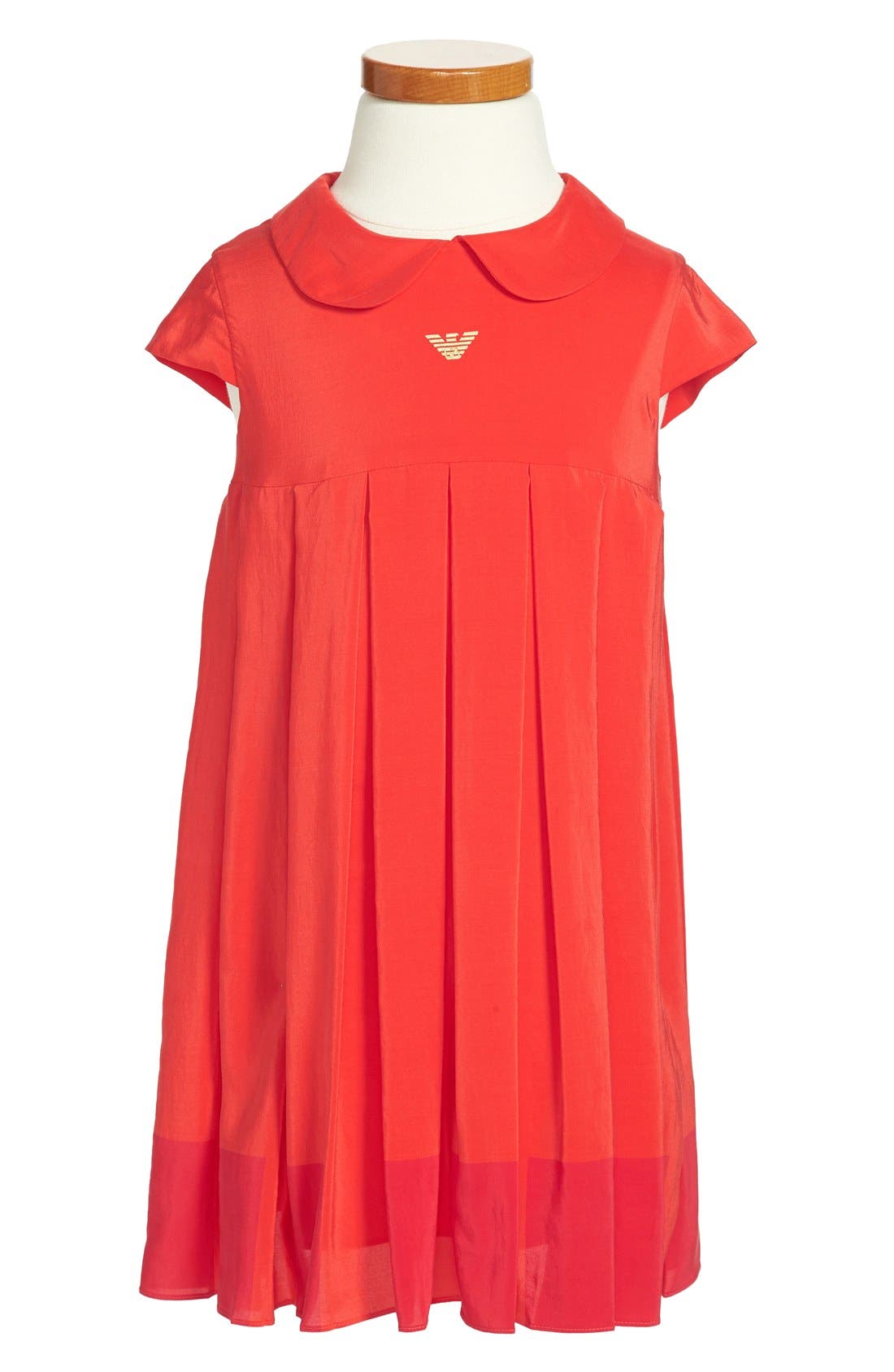 Armani Junior Pleated Dress (Little Girls) Nordstrom