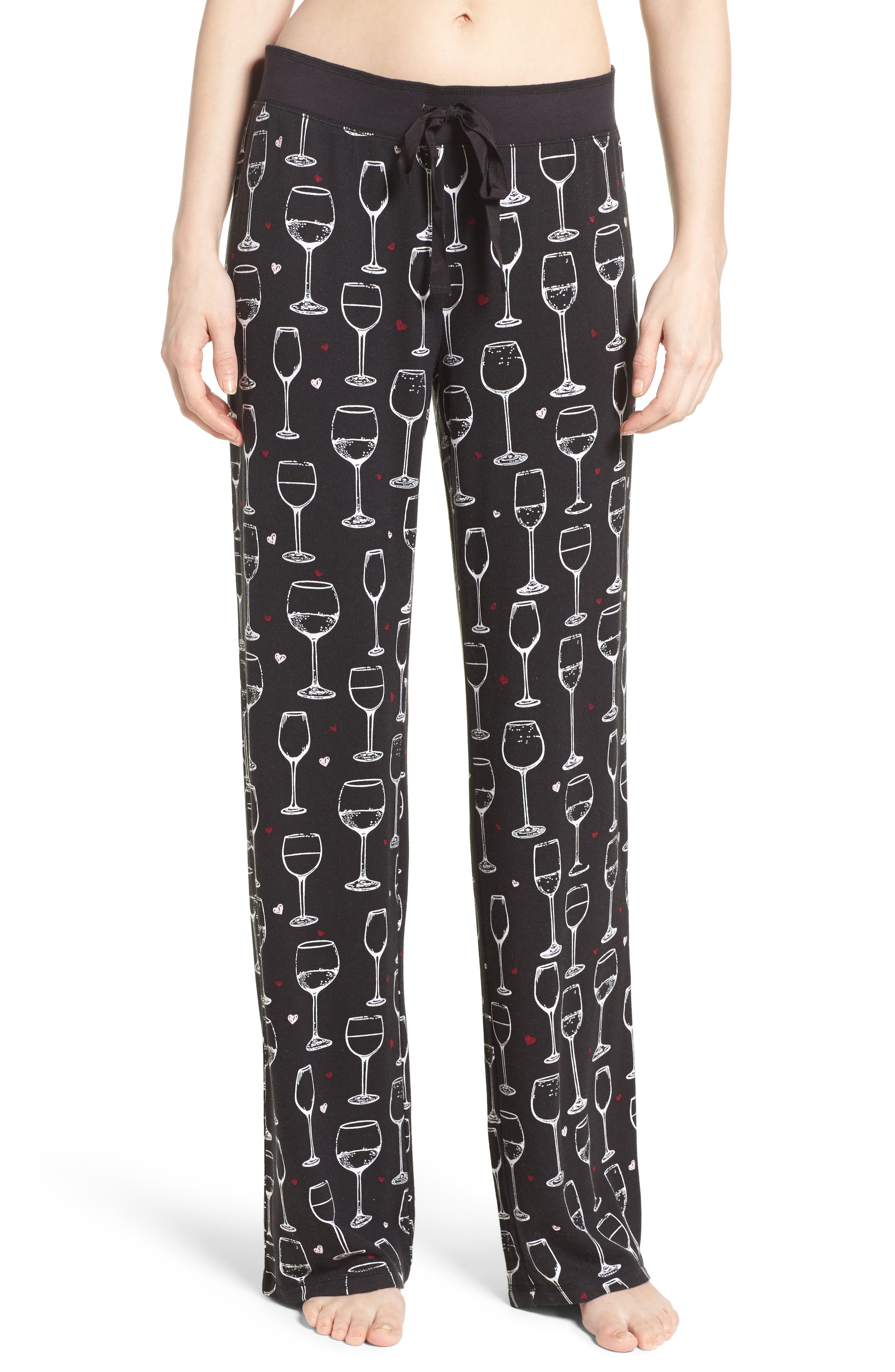 Wine Glass Pajama Pants Clearance Sale 