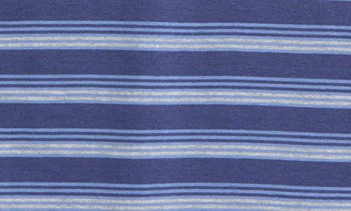 Shop Treasure & Bond Kids' Stripe Long Sleeve Cotton T-shirt In Blue Indigo Upbeat Stripe