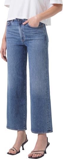 AGOLDE Harper High Waist Ankle Wide Leg Jeans Nordstrom