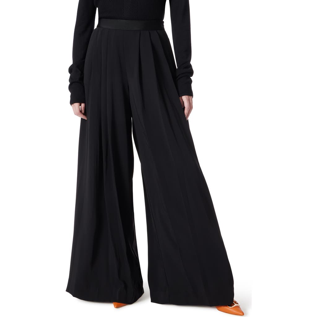 Do By Dee Ocleppo Pleated Wide Leg Pants In Black