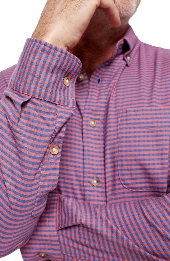 FAHERTY THE MOVEMENT PLAID FLANNEL BUTTON-DOWN SHIRT