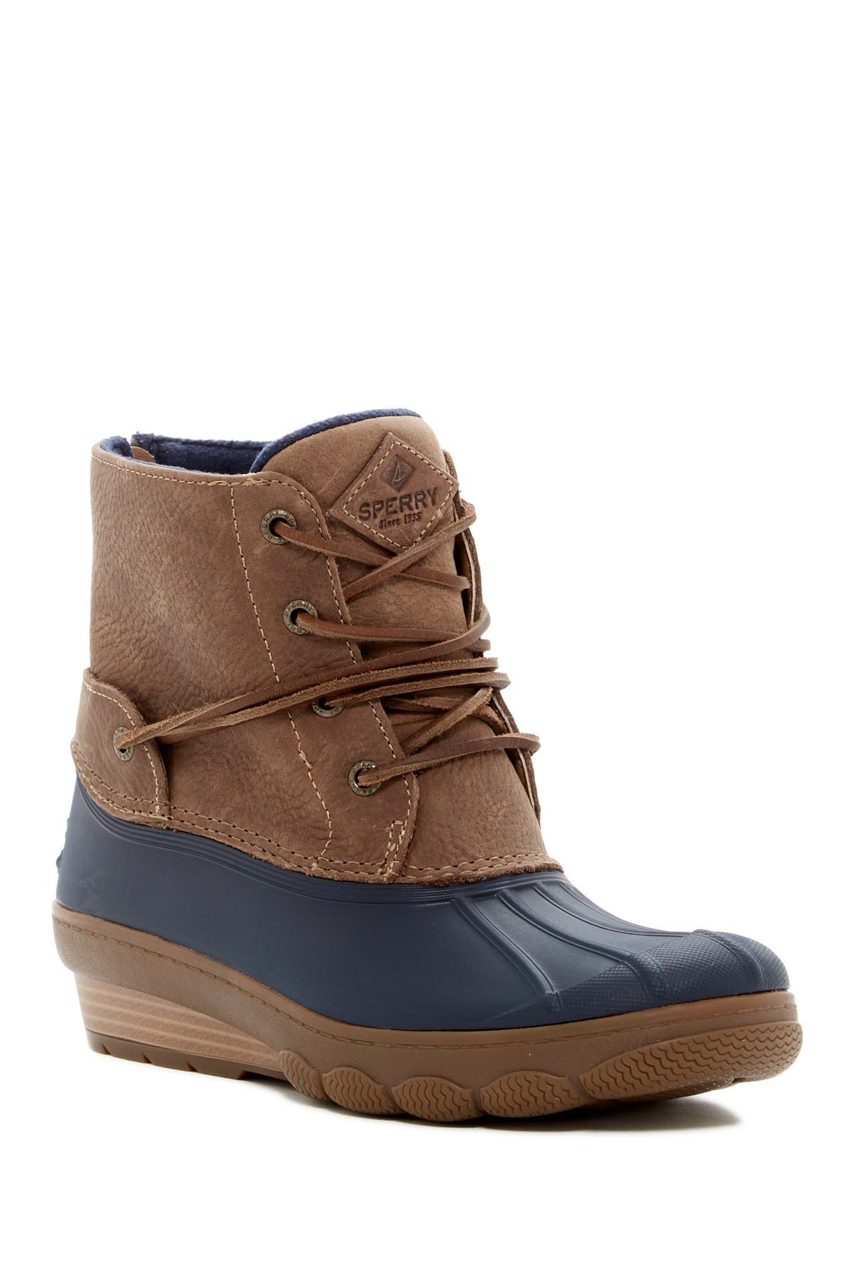 sperry saltwater wedge boots