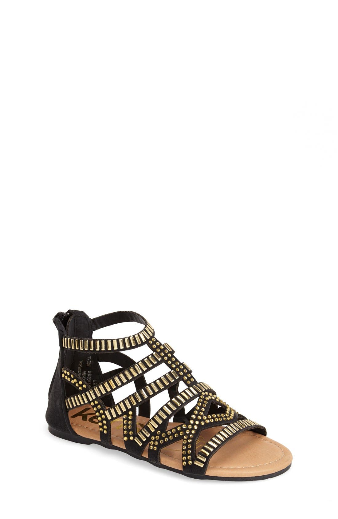 kensie girl Studded Strap Sandal (Toddler, Little Kid & Big Kid