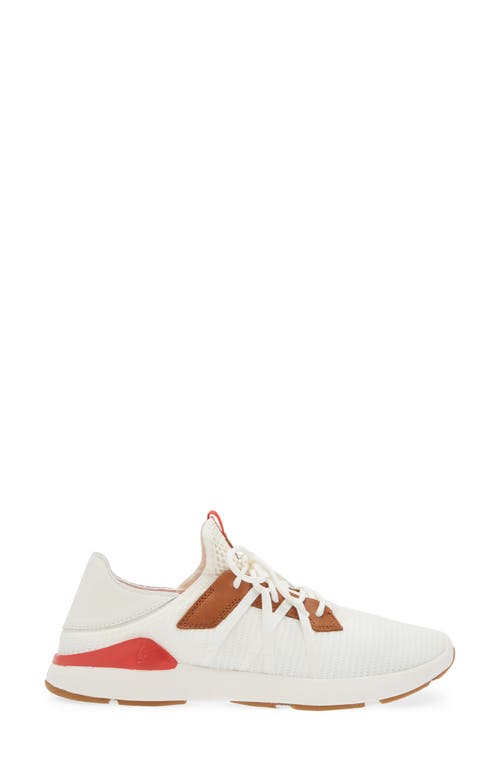 Shop Olukai Mio Li Sneaker In Bright White/red Lava