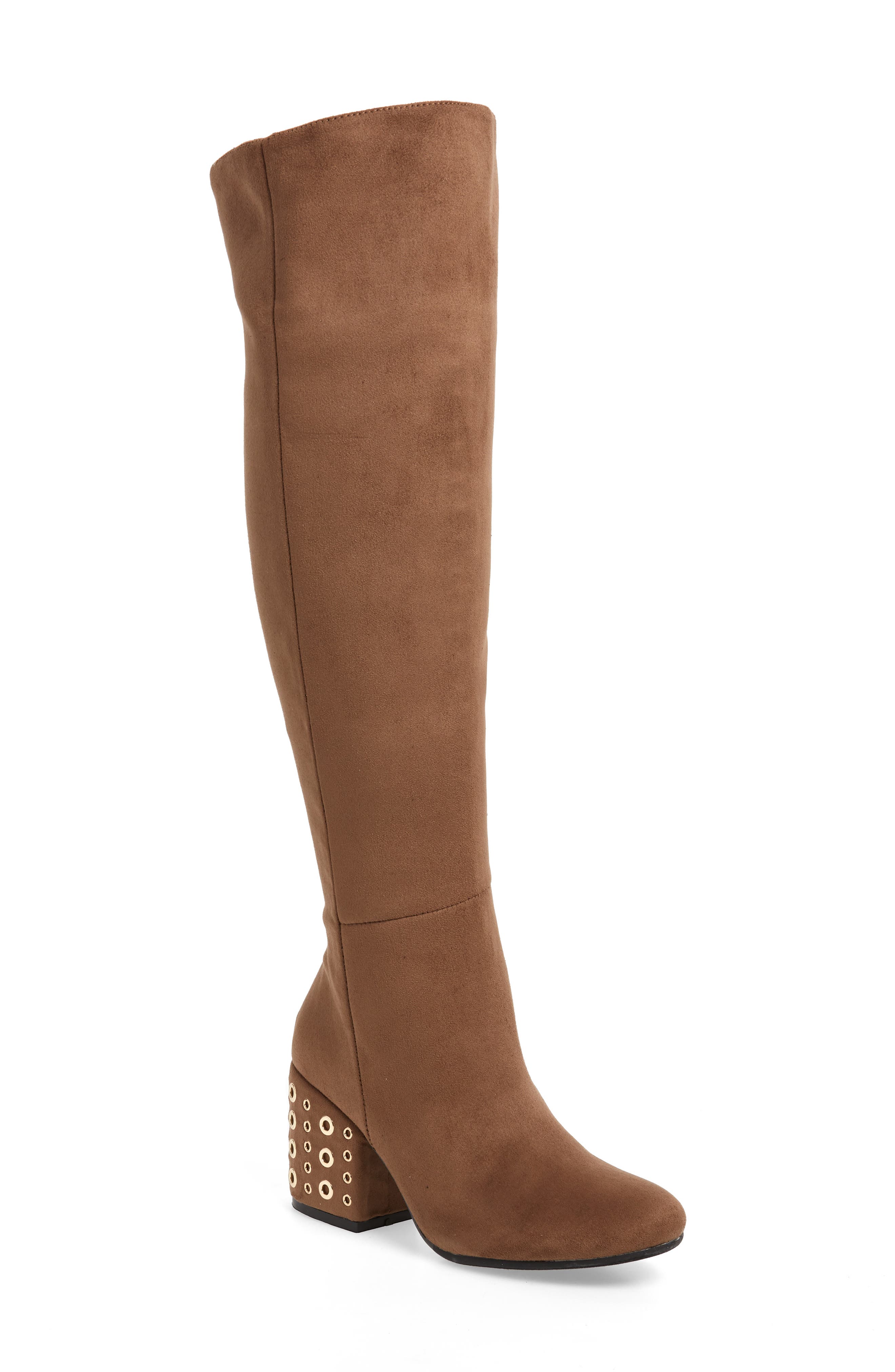 Sbicca Ellaria Over The Knee Boot- Brown