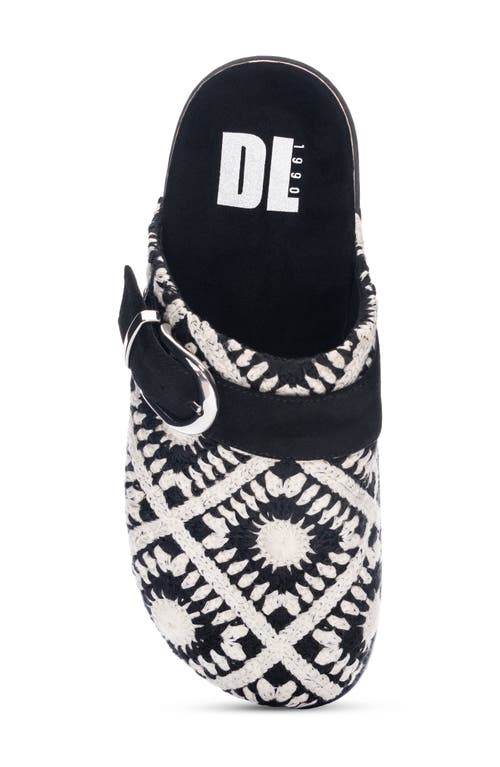 Shop Dirty Laundry Bunches Crochet Clog In Black/white Mul