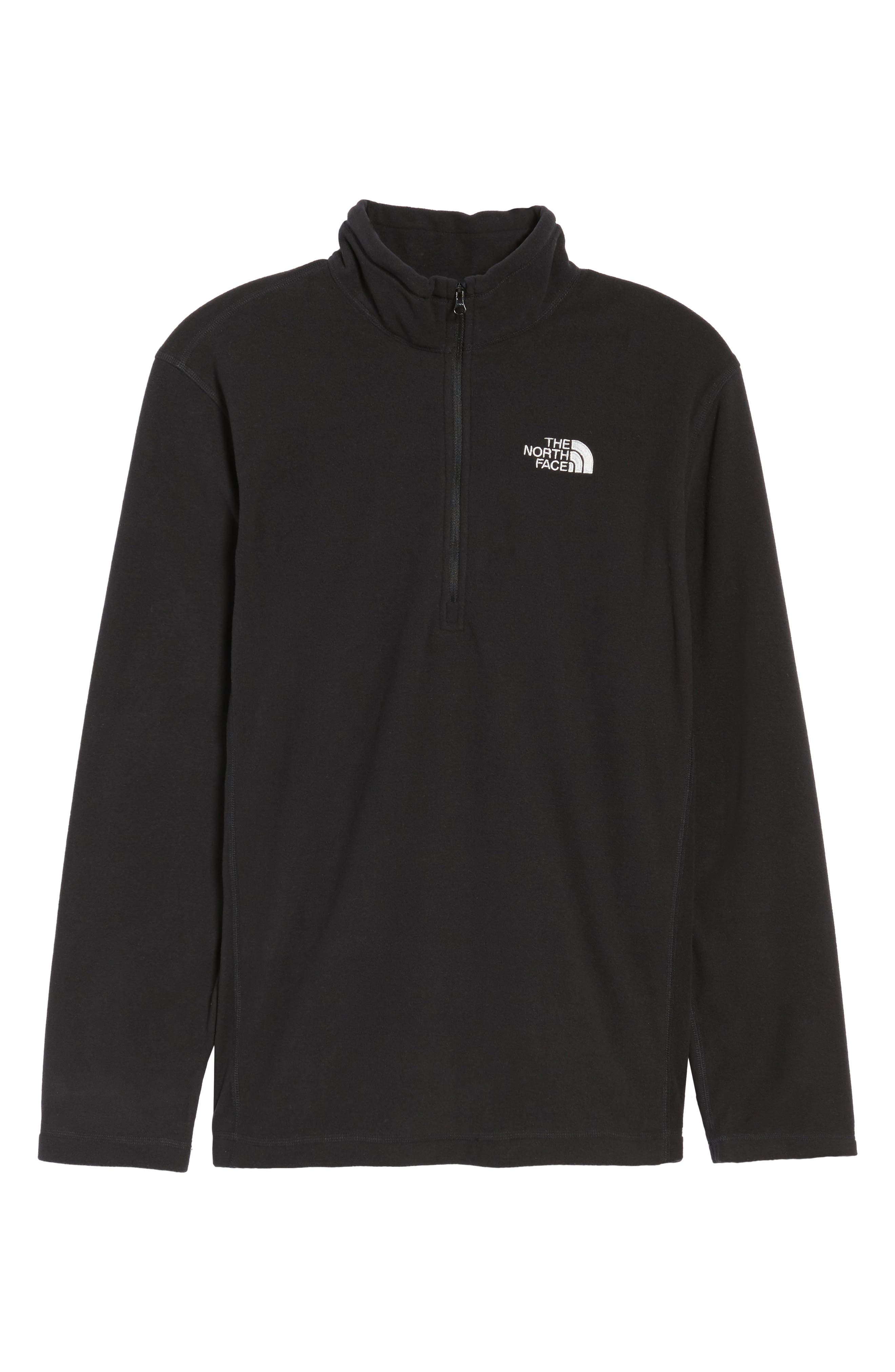 north face 100 glacier quarter zip fleece