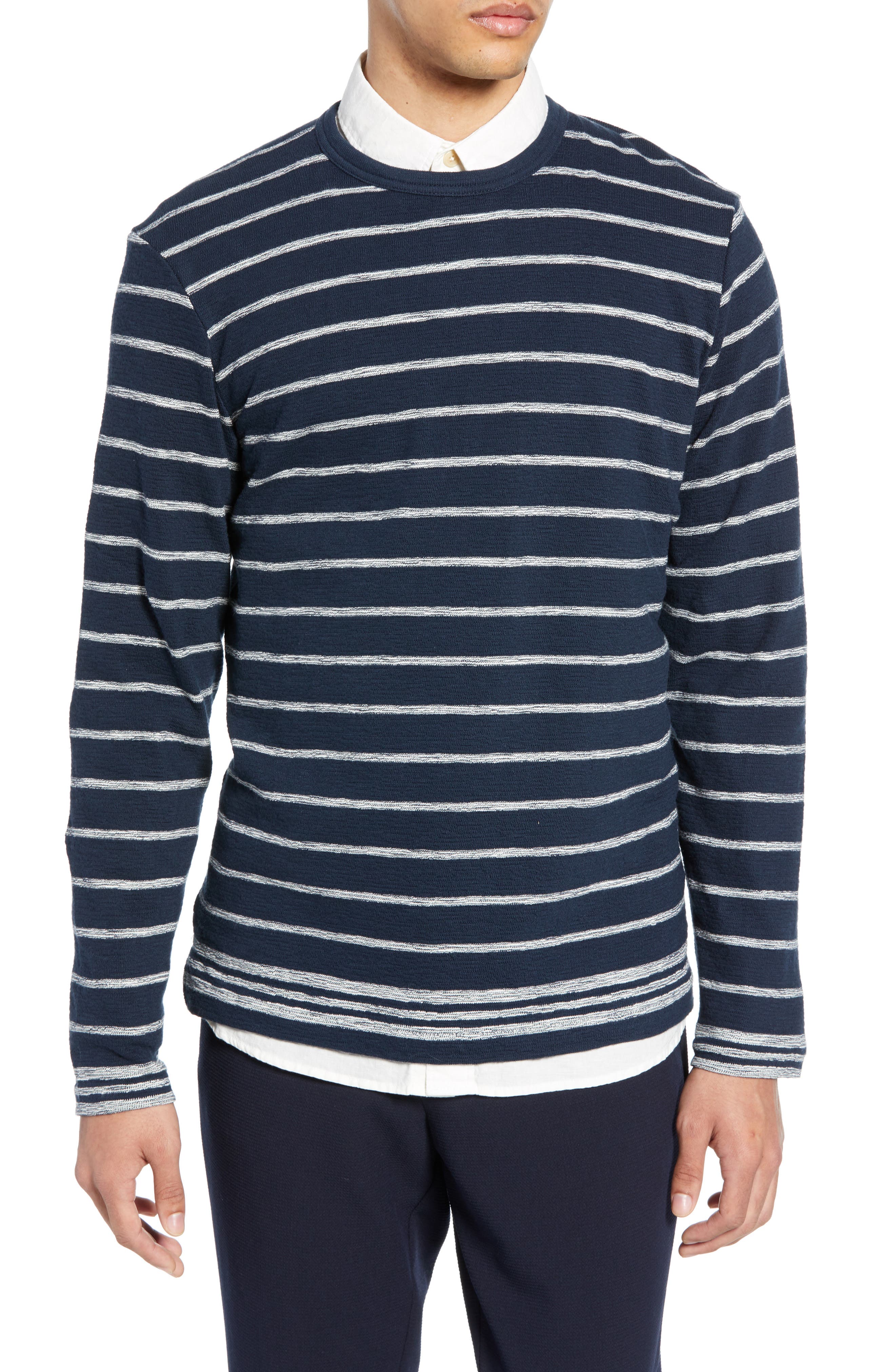 Selected Homme Jack Slim Fit Organic Cotton Sweater, Blue