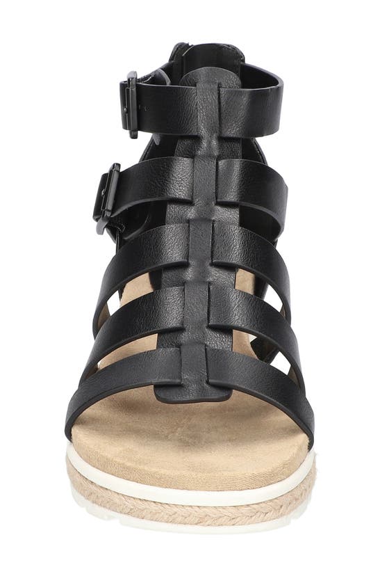 Shop Easy Street Simon Caged Sandal In Black