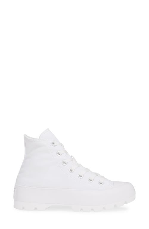Shop Converse Gender Inclusive Chuck Taylor® All Star® Lugged Sneaker In White/black/white